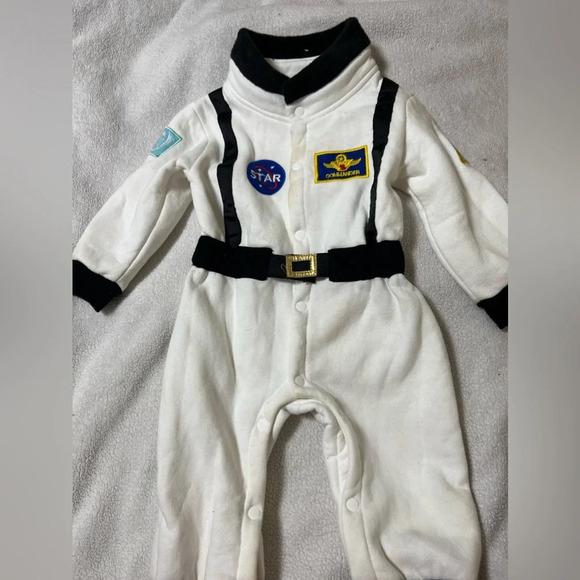 Toddler Astronaut Costume Space Suit Cosplay Size 6-12 - Picture 2 of 9